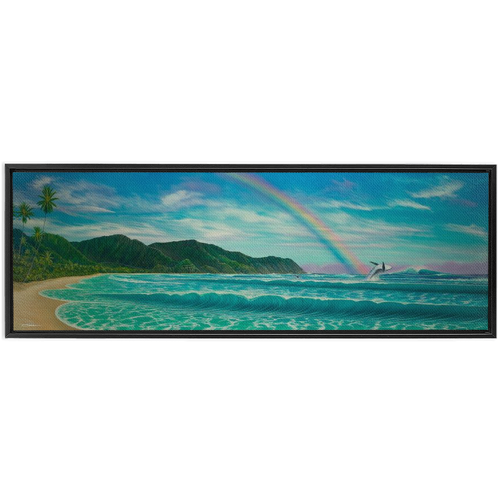 "Enchantment Of The Islands" Framed Traditional Stretched Canvas