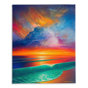 "Break Of Dawn" Traditional Stretched Canvas