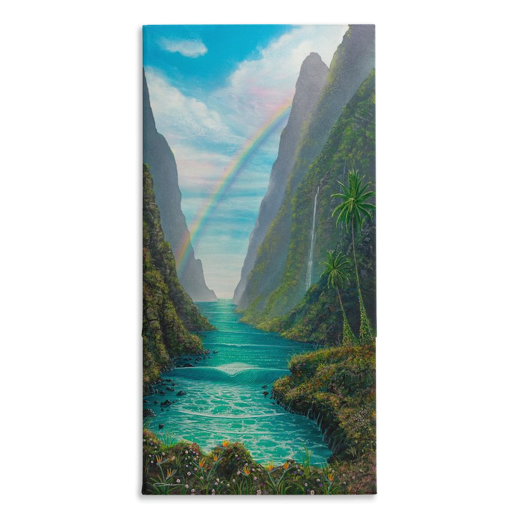 "Hidden Valley" Traditional Stretched Canvas