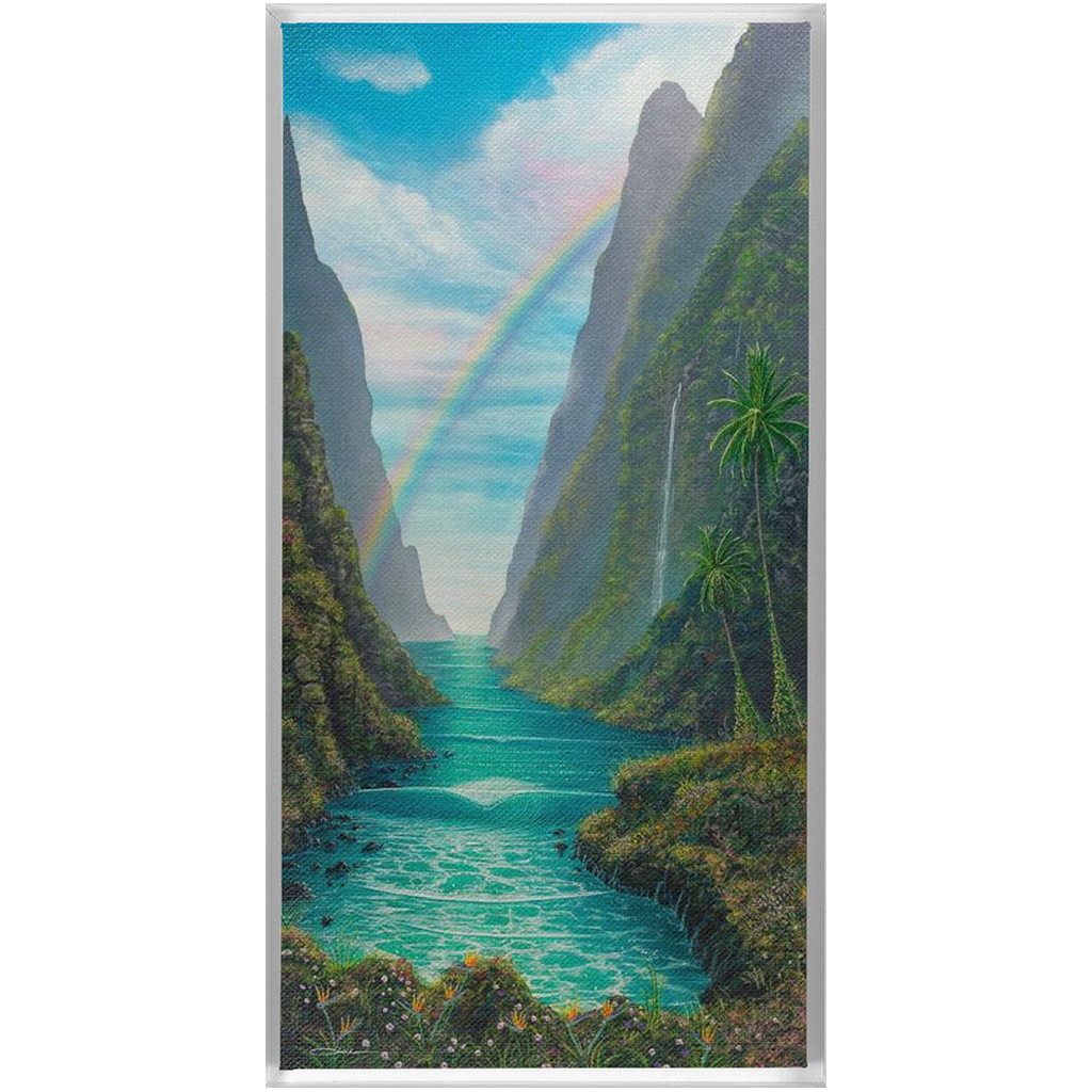 "Hidden Valley" Framed Traditional Stretched Canvas