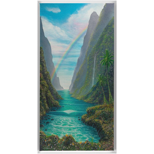 "Hidden Valley" Framed Traditional Stretched Canvas