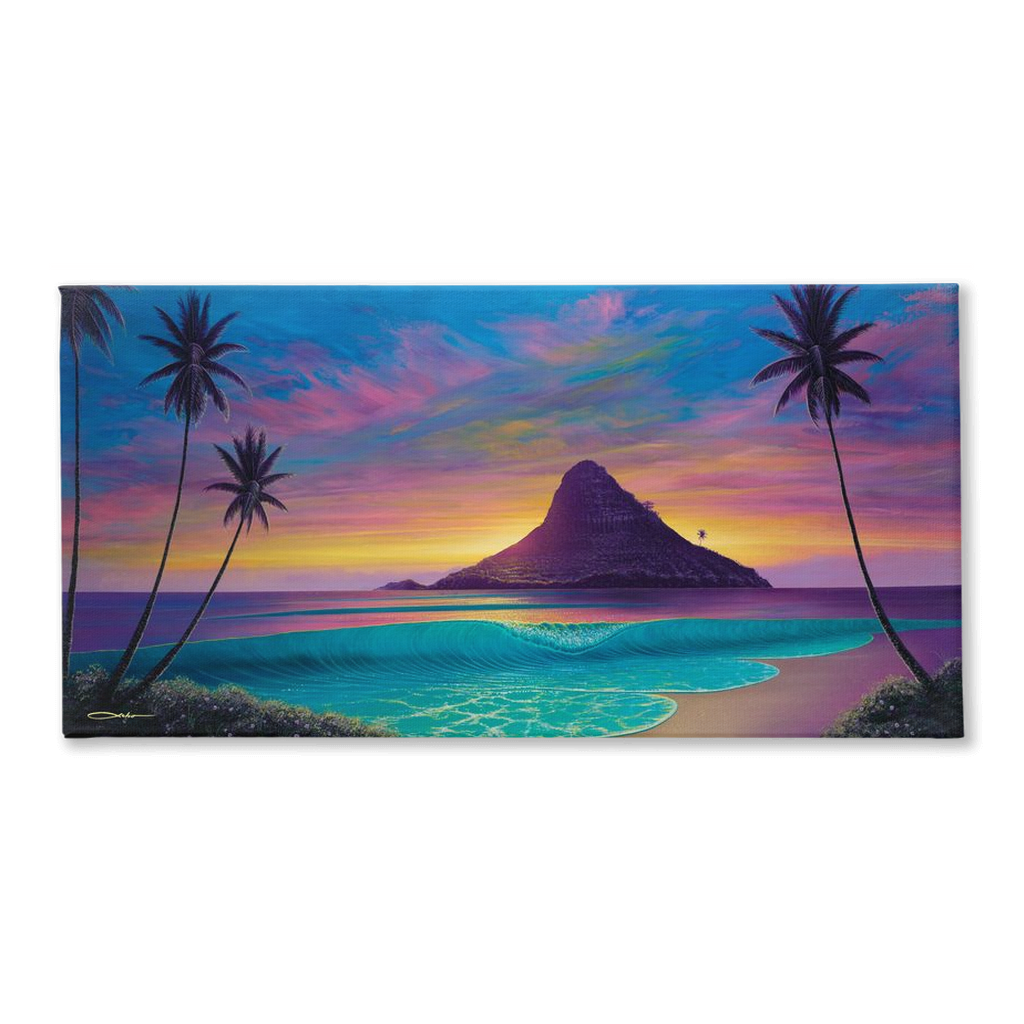 "Essence Of Mokoli'i" Traditional Stretched Canvas