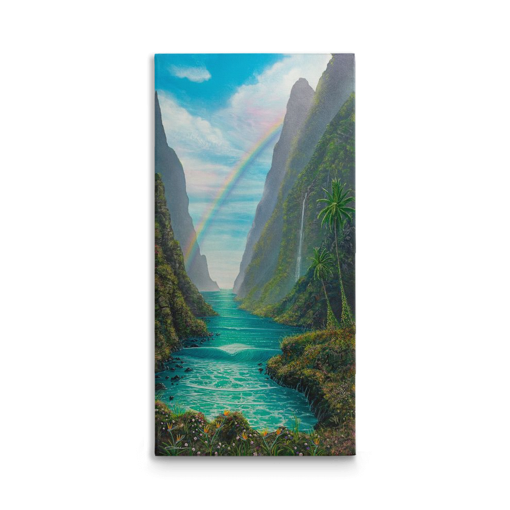 "Hidden Valley" Traditional Stretched Canvas