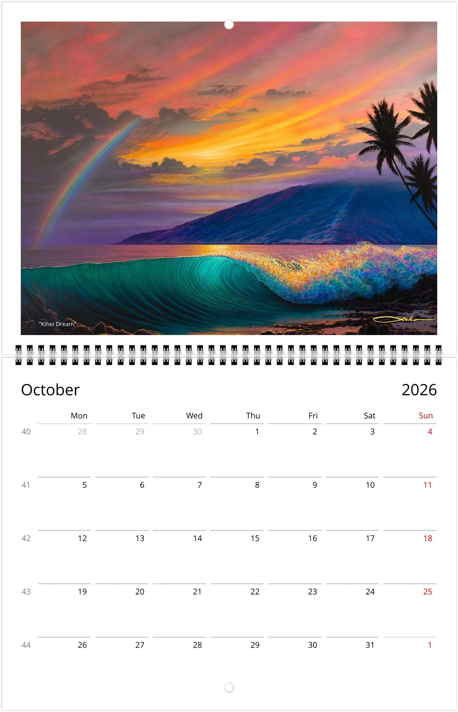 Wall Calendar 2026