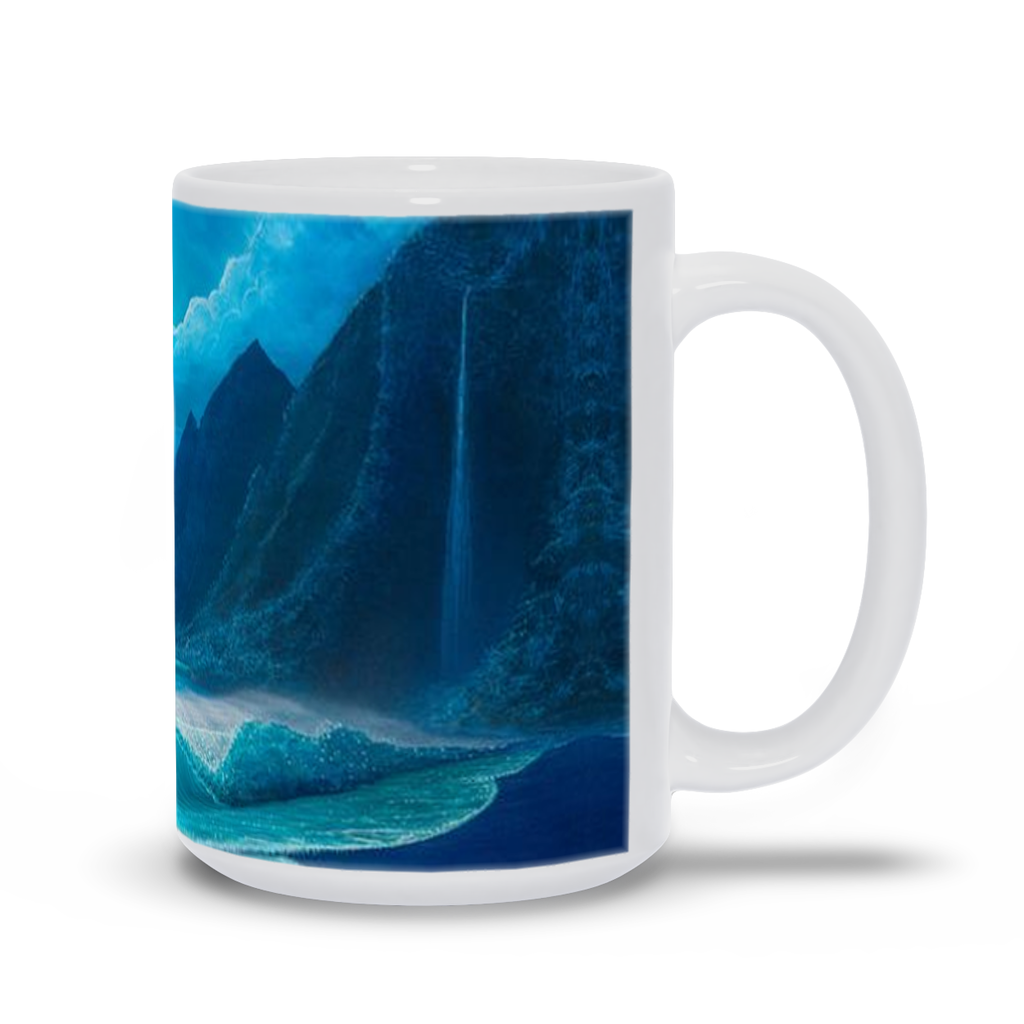 "Elegance Of The Moon" Mugs