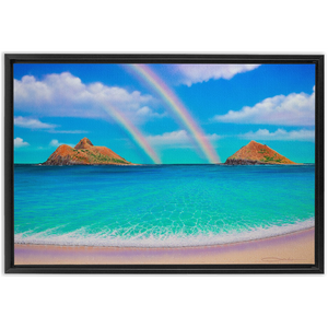 "Serenity" Framed Traditional Stretched Canvas
