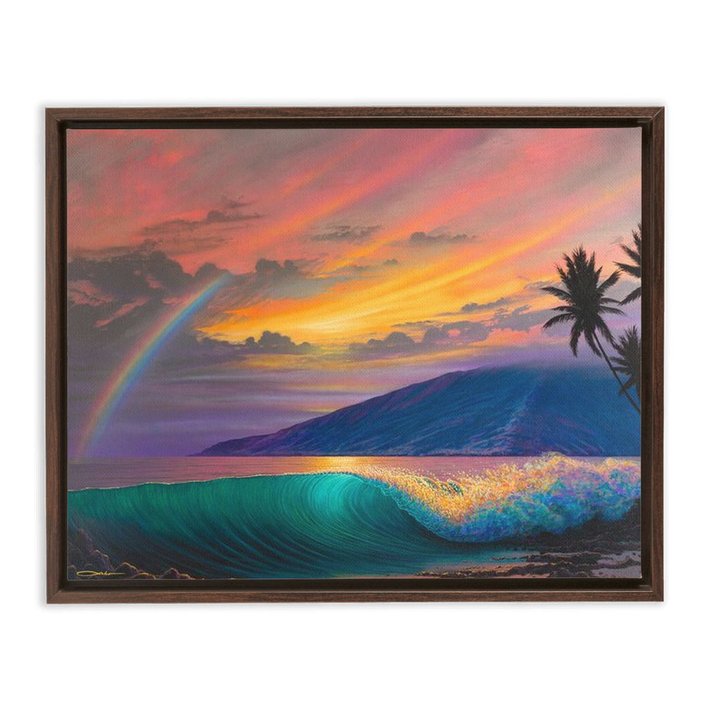 "Kihei Dream" Framed Traditional Stretched Canvas