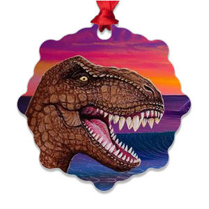 "Jurassic Paradise" Metal Ornaments