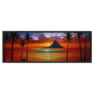 "Another Day in Paradise" Framed Traditional Stretched Canvas