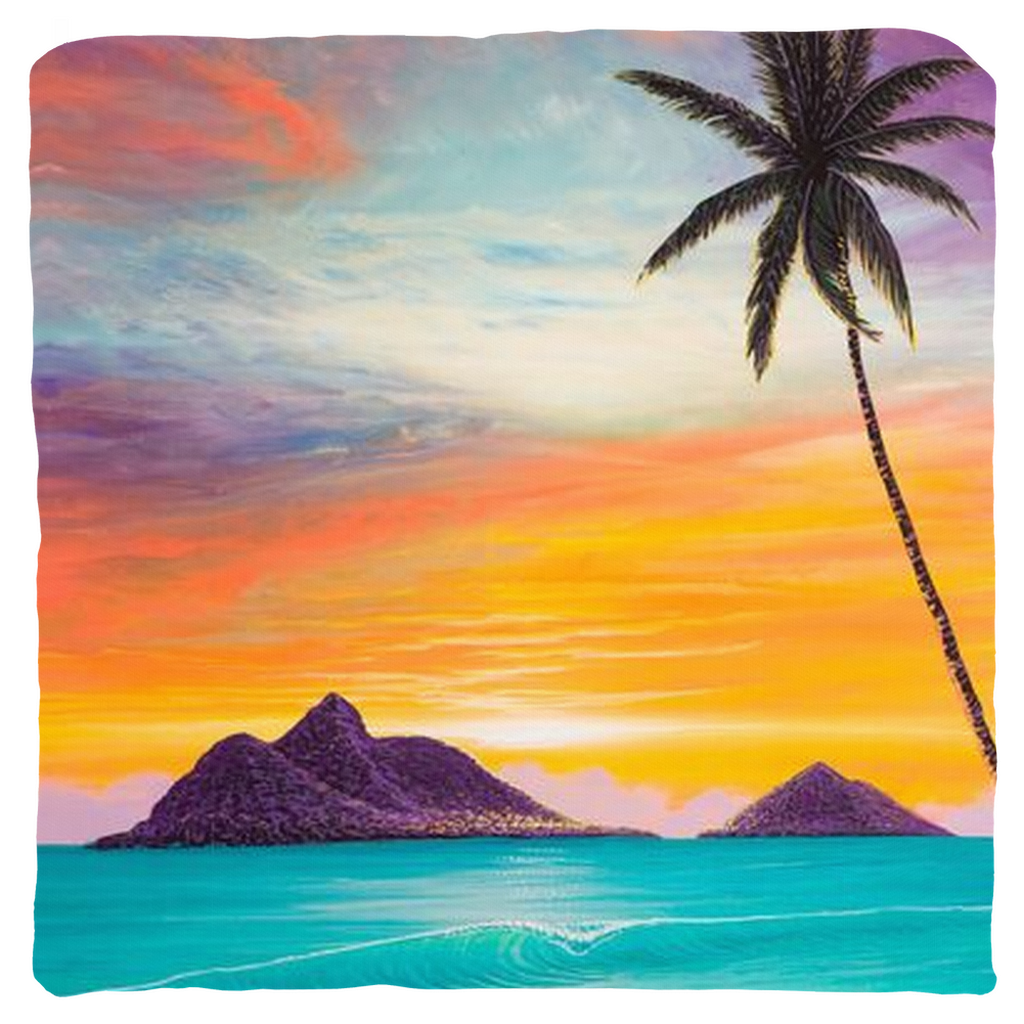 "Sun's Embrace" Throw Pillows