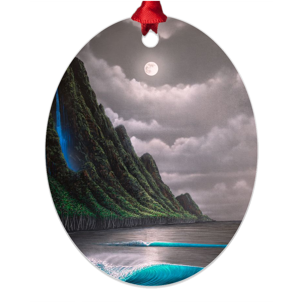 "Na Pali Dream" Metal Ornaments