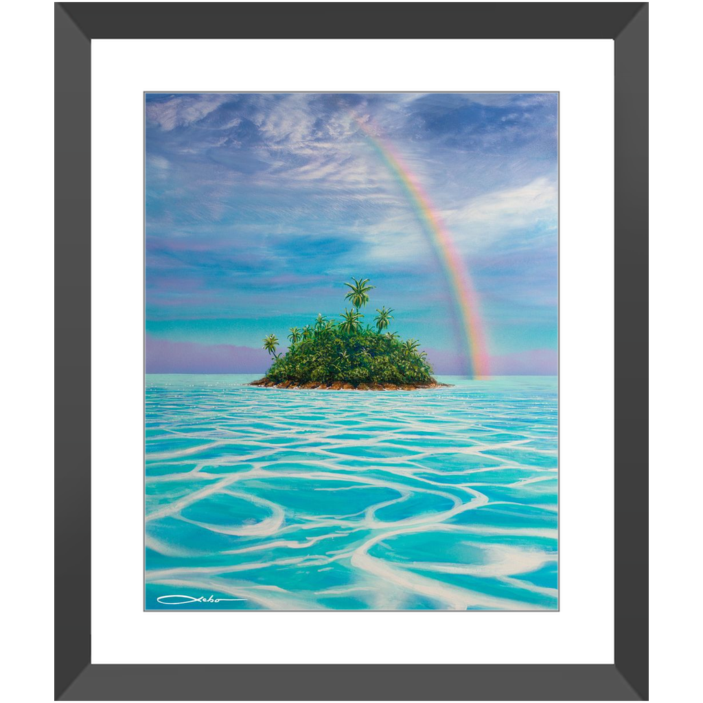 "Heaven's Lagoon" Framed Prints