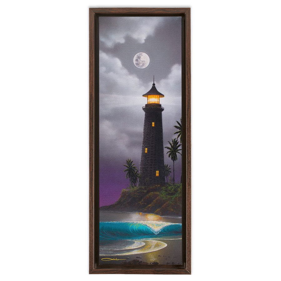 "Guiding Light" Framed Traditional Stretched Canvas