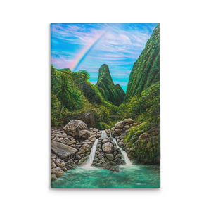 "Iao Valley" Traditional Stretched Canvas