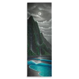"Moonlit Rain" Traditional Stretched Canvas