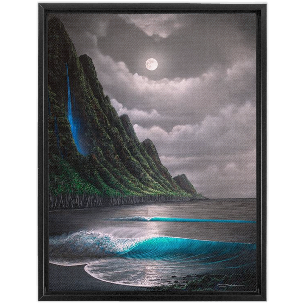 "Na Pali Dream" Framed Traditional Stretched Canvas