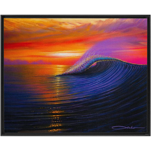 "Sunset Magic" Framed Traditional Stretched Canvas