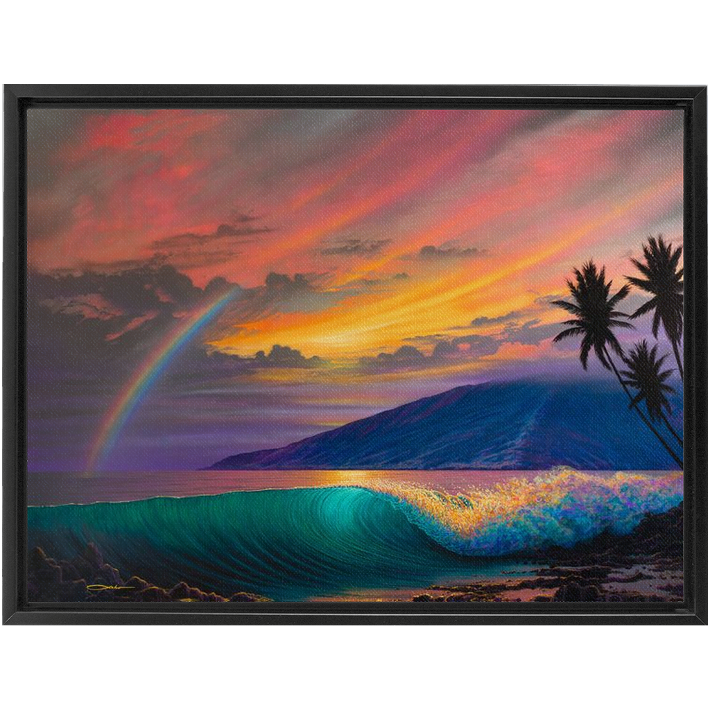 "Kihei Dream" Framed Traditional Stretched Canvas