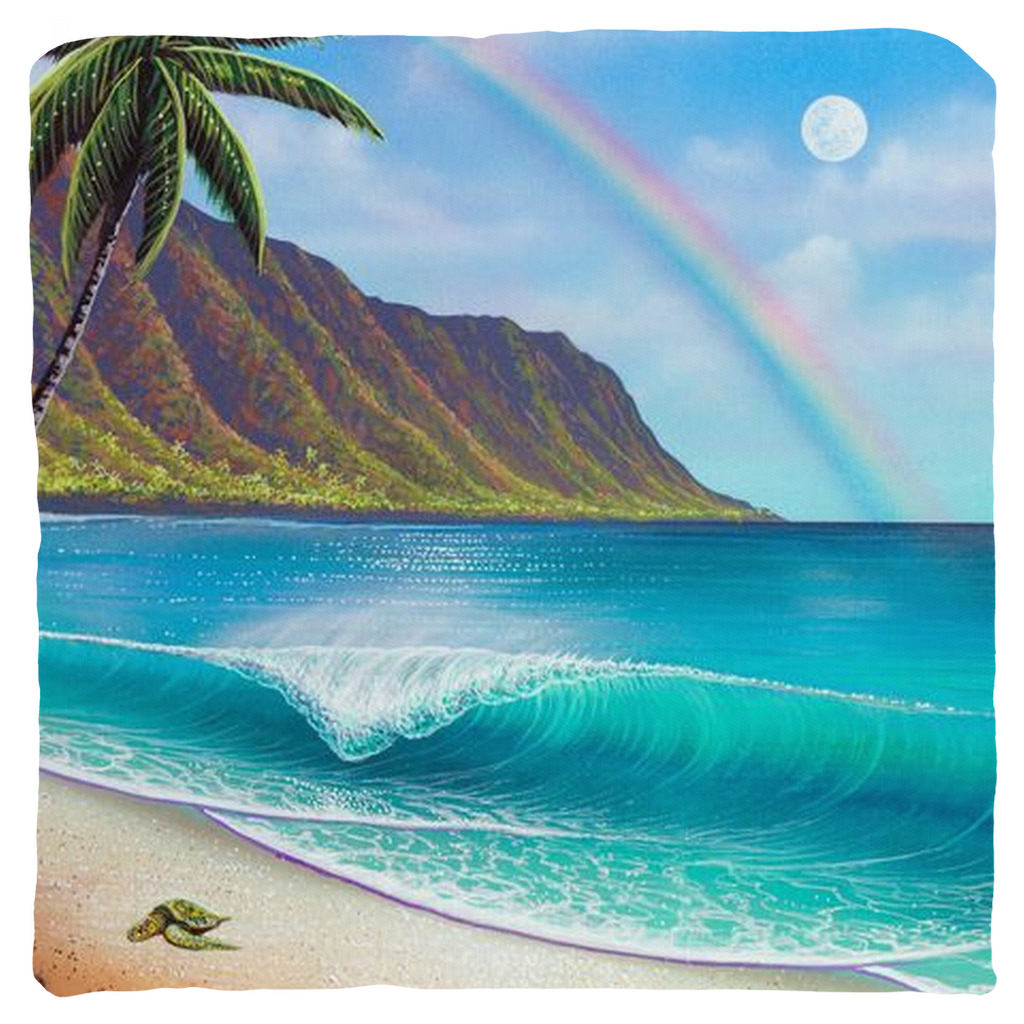 "Waialua Wednesday" Throw Pillows