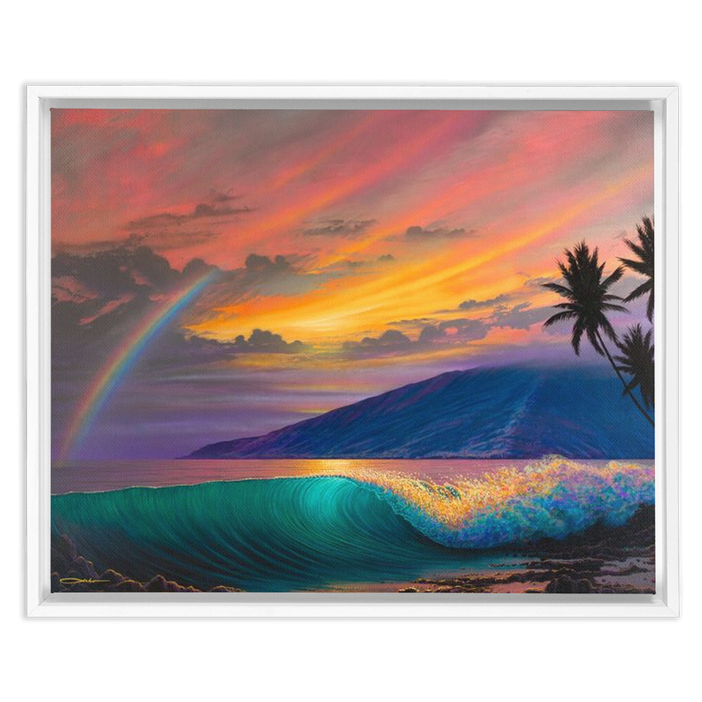 "Kihei Dream" Framed Traditional Stretched Canvas