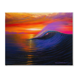 "Sunset Magic" Traditional Stretched Canvas