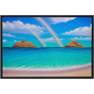 "Serenity" Framed Traditional Stretched Canvas