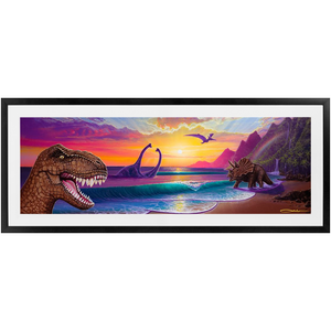 "Jurassic Paradise" Framed Prints