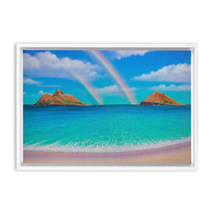 "Serenity" Framed Traditional Stretched Canvas