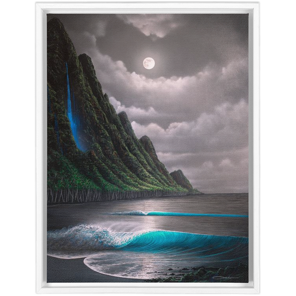 "Na Pali Dream" Framed Traditional Stretched Canvas