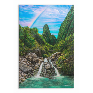 "Iao Valley" Traditional Stretched Canvas