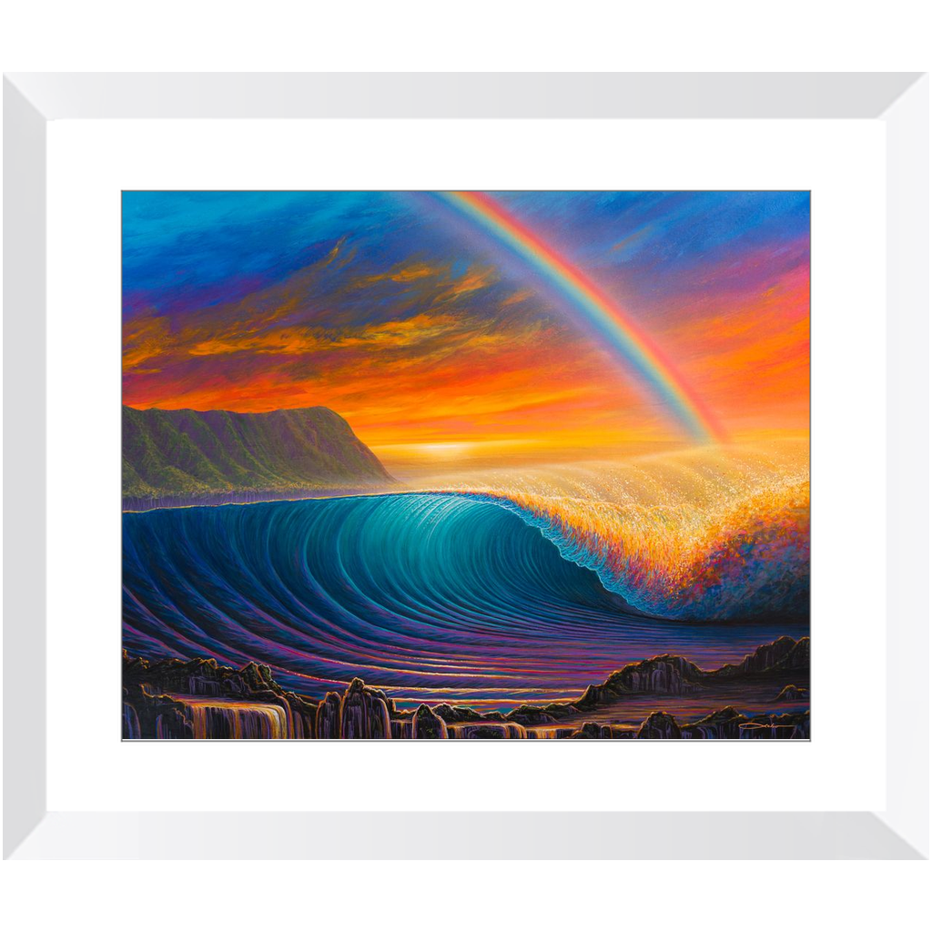 "Sunset at Shark's Cove" Framed Prints