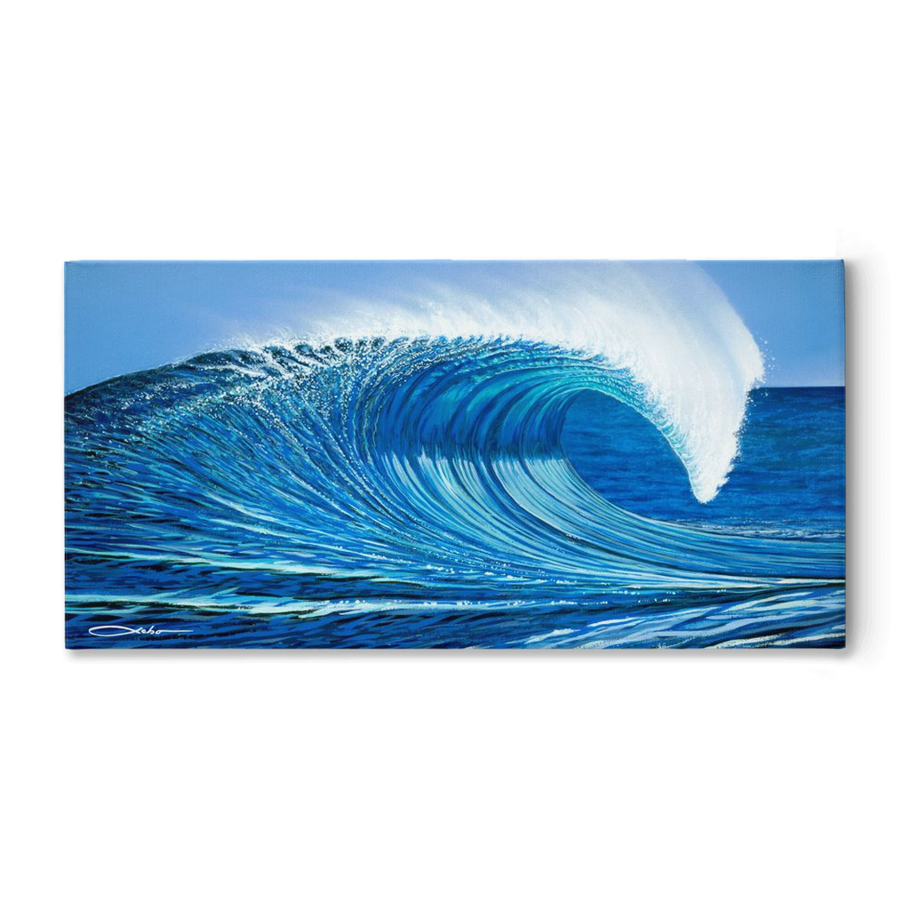 "Waimea Bay" Traditional Stretched Canvas