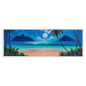 "Dreaming of Lanikai" Framed Traditional Stretched Canvas