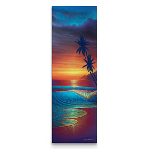 "Sunset Showers" Traditional Stretched Canvas