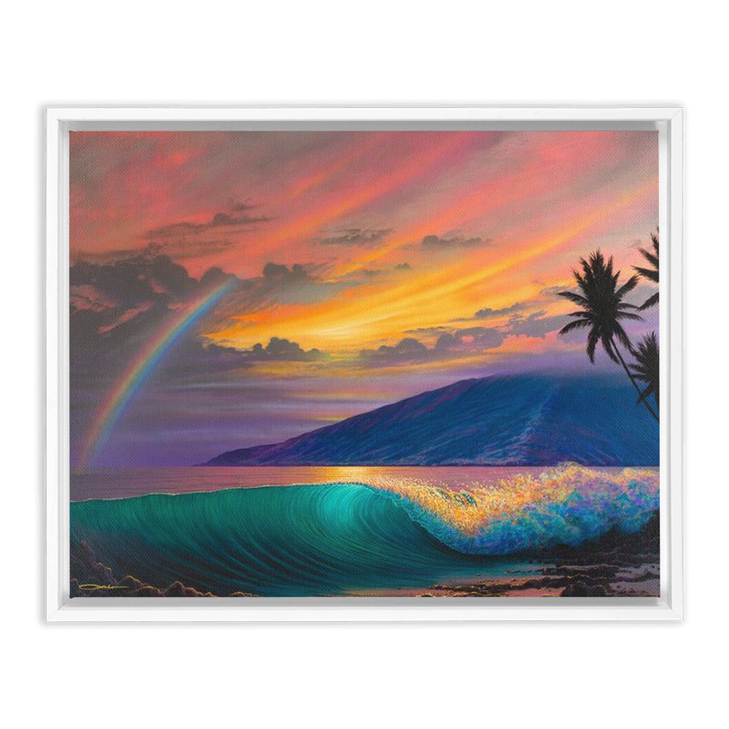 "Kihei Dream" Framed Traditional Stretched Canvas