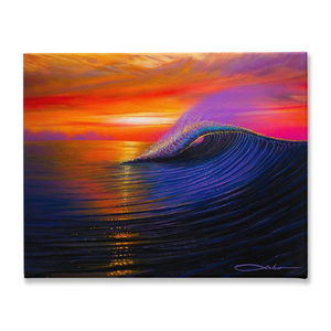 "Sunset Magic" Traditional Stretched Canvas