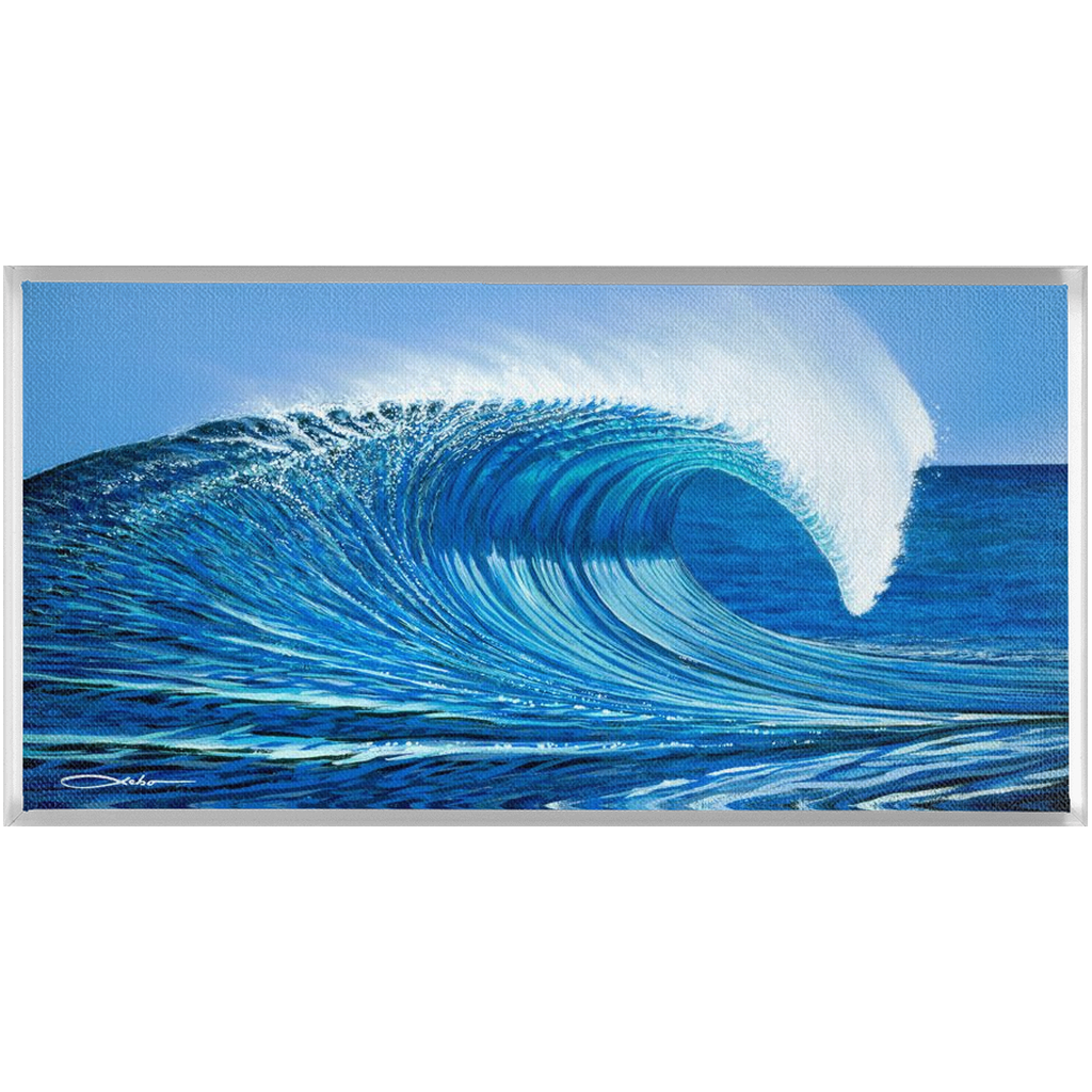 "Waimea Bay" Framed Traditional Stretched Canvas