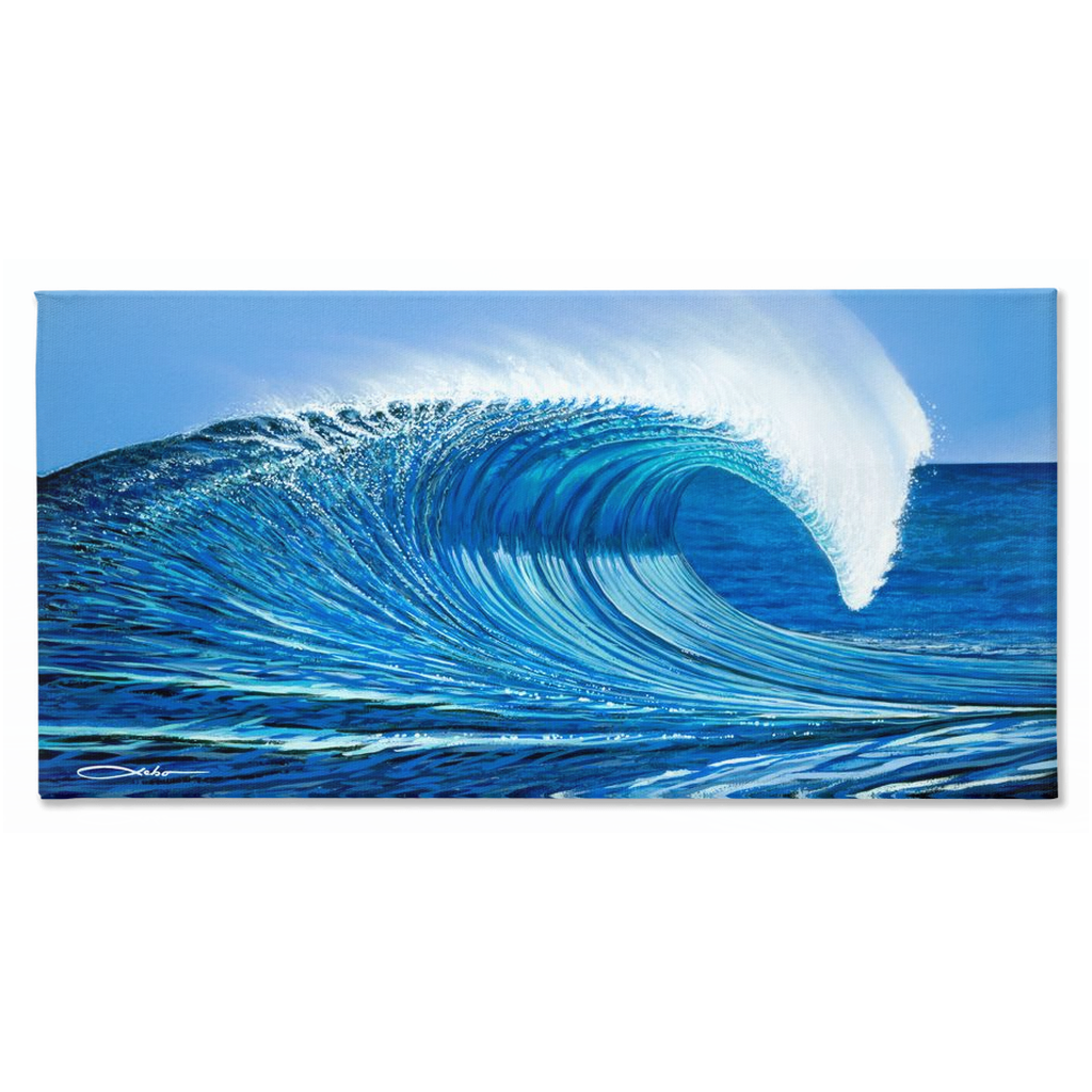 "Waimea Bay" Traditional Stretched Canvas