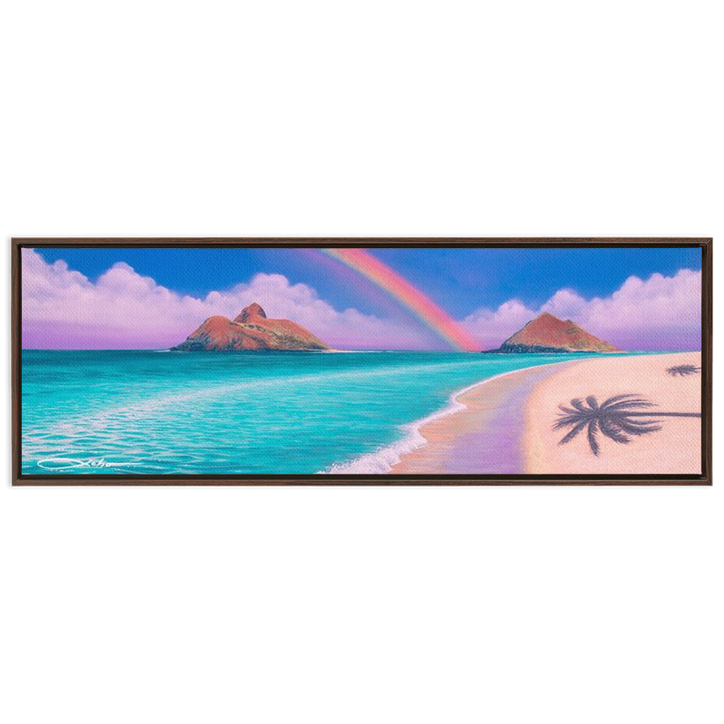 "Over the Rainbow" Framed Traditional Stretched Canvas