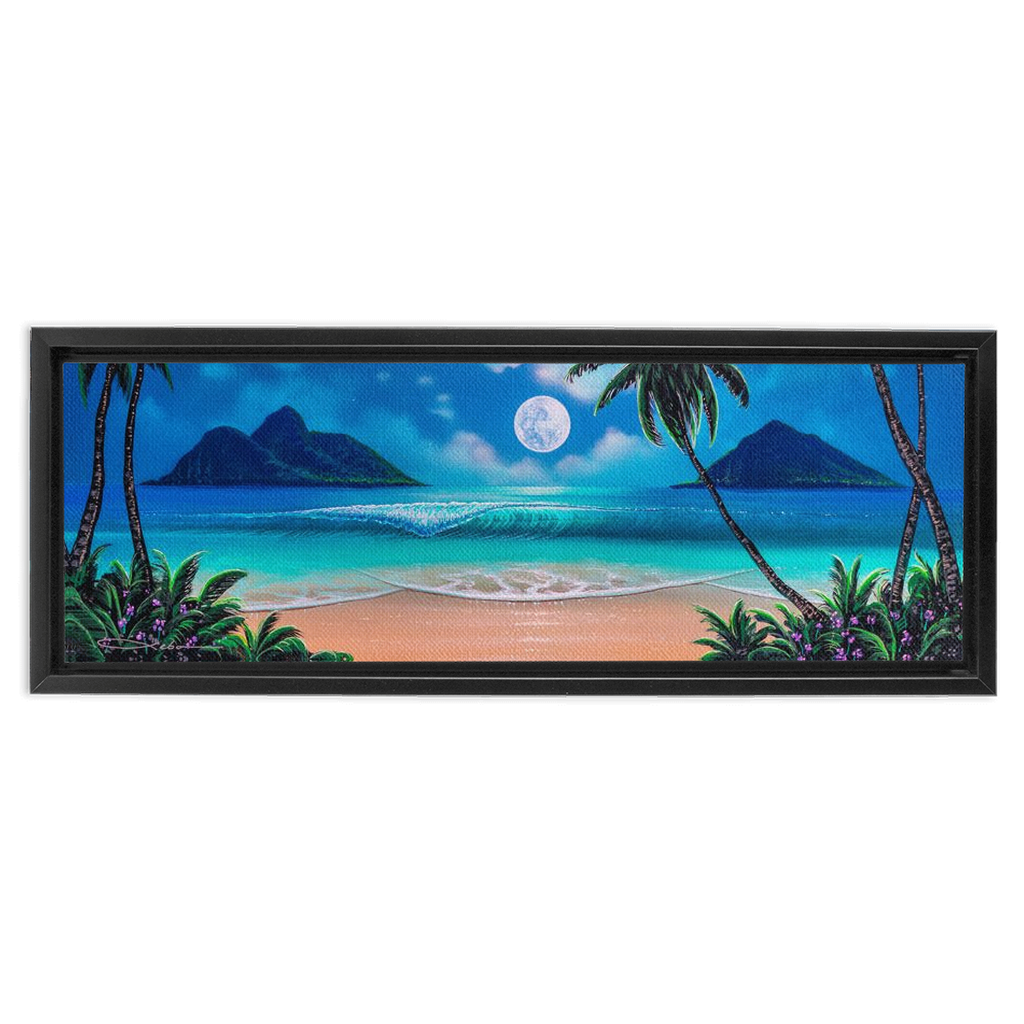 "Dreaming of Lanikai" Framed Traditional Stretched Canvas