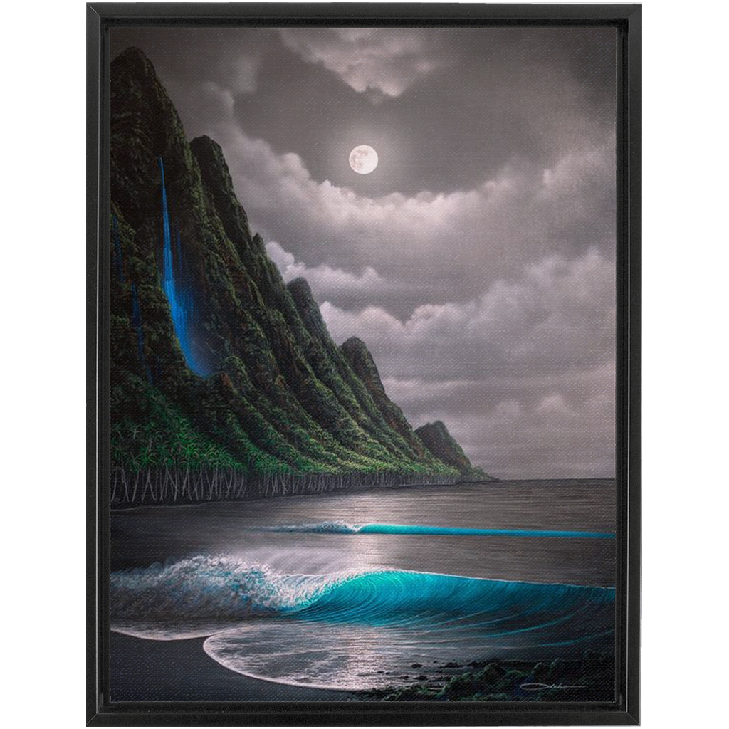 "Na Pali Dream" Framed Traditional Stretched Canvas