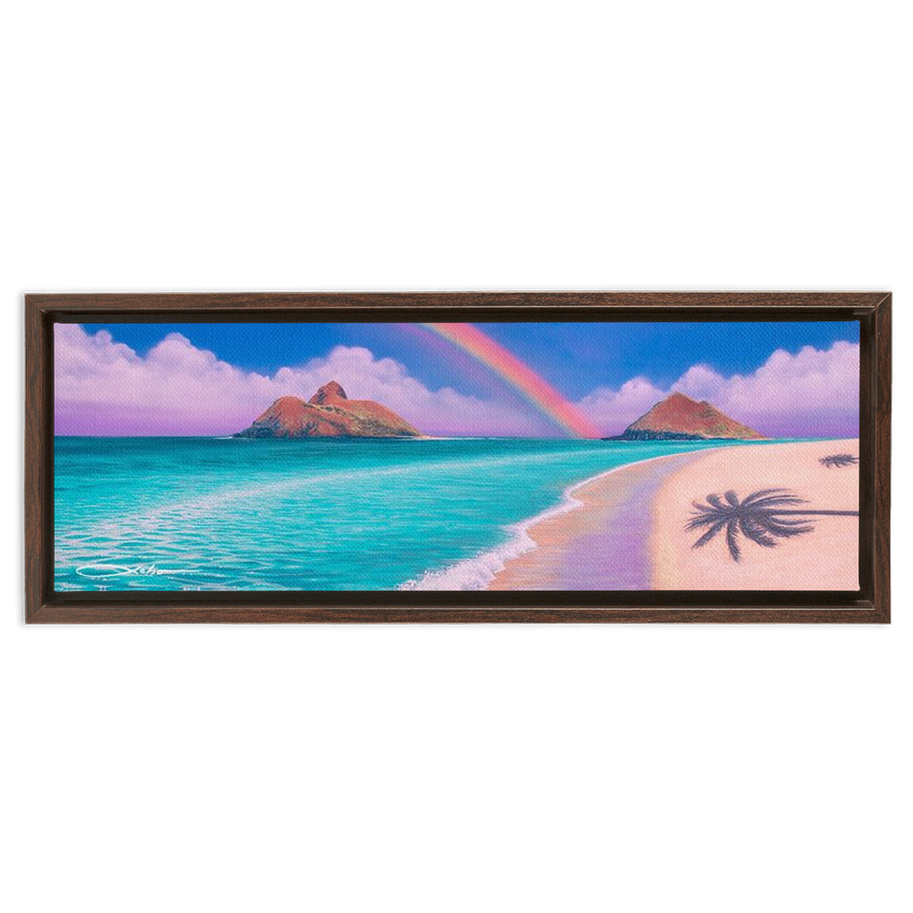 "Over the Rainbow" Framed Traditional Stretched Canvas