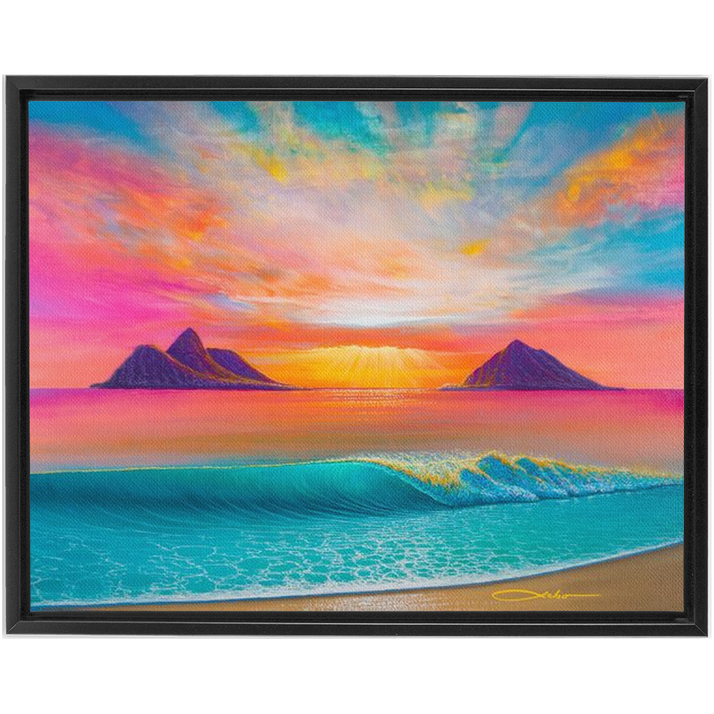 "Infinite Bliss" Framed Traditional Stretched Canvas