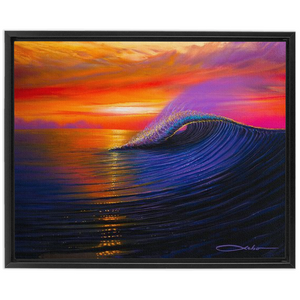 "Sunset Magic" Framed Traditional Stretched Canvas