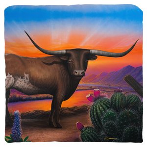 "Heart of a Bull" Throw Pillows