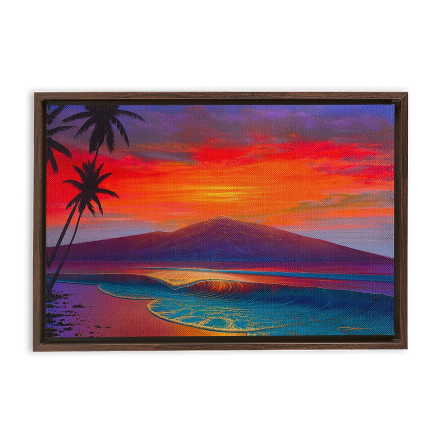 "Haleakala" Framed Traditional Stretched Canvas