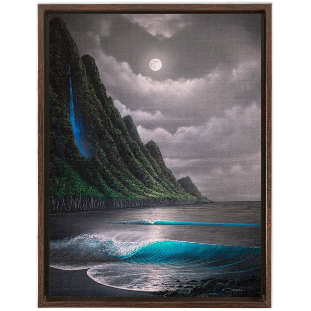 "Na Pali Dream" Framed Traditional Stretched Canvas