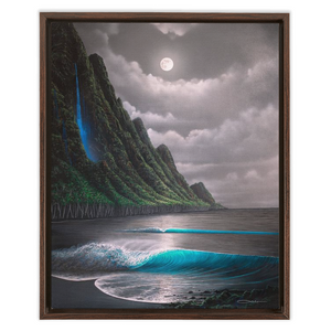 "Na Pali Dream" Framed Traditional Stretched Canvas