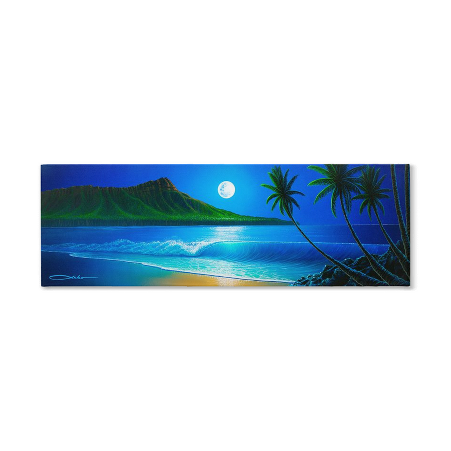 "Blue Hawaii" Traditional Stretched Canvas