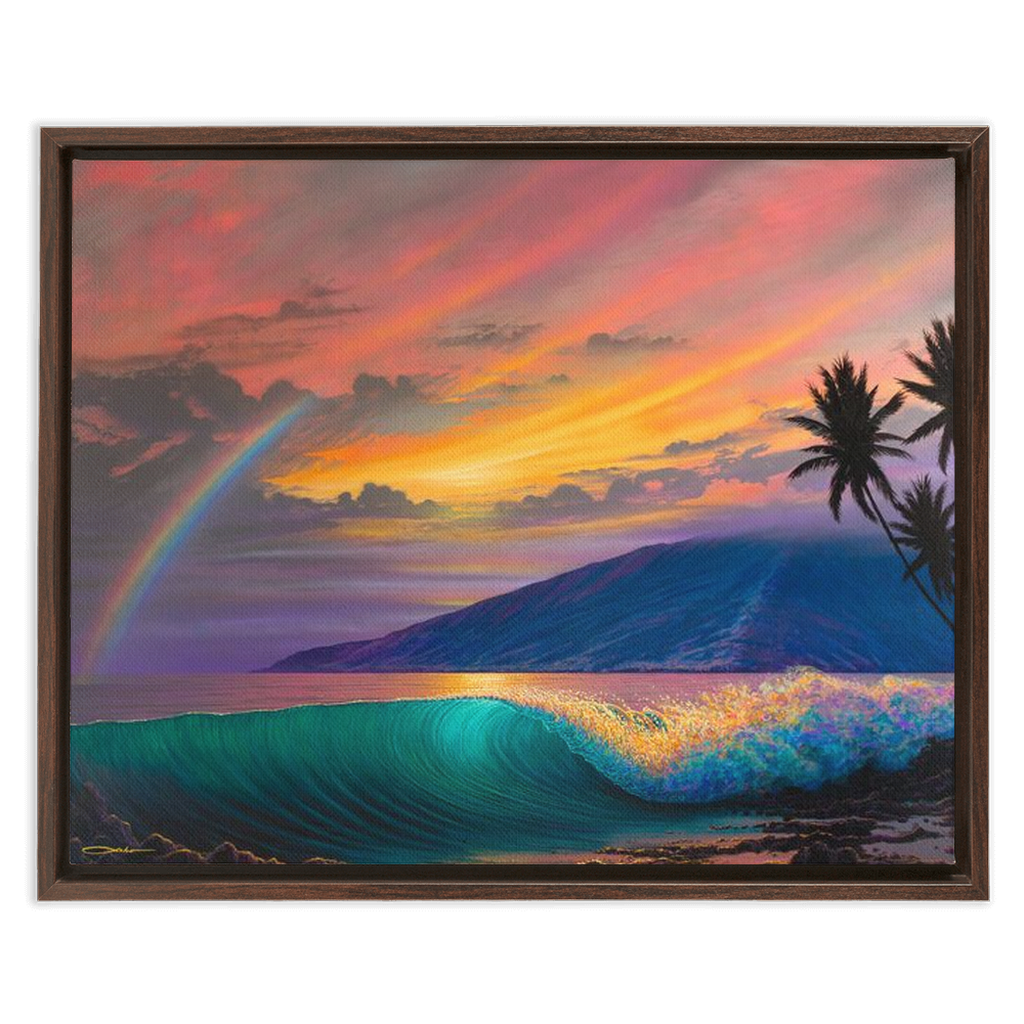 "Kihei Dream" Framed Traditional Stretched Canvas